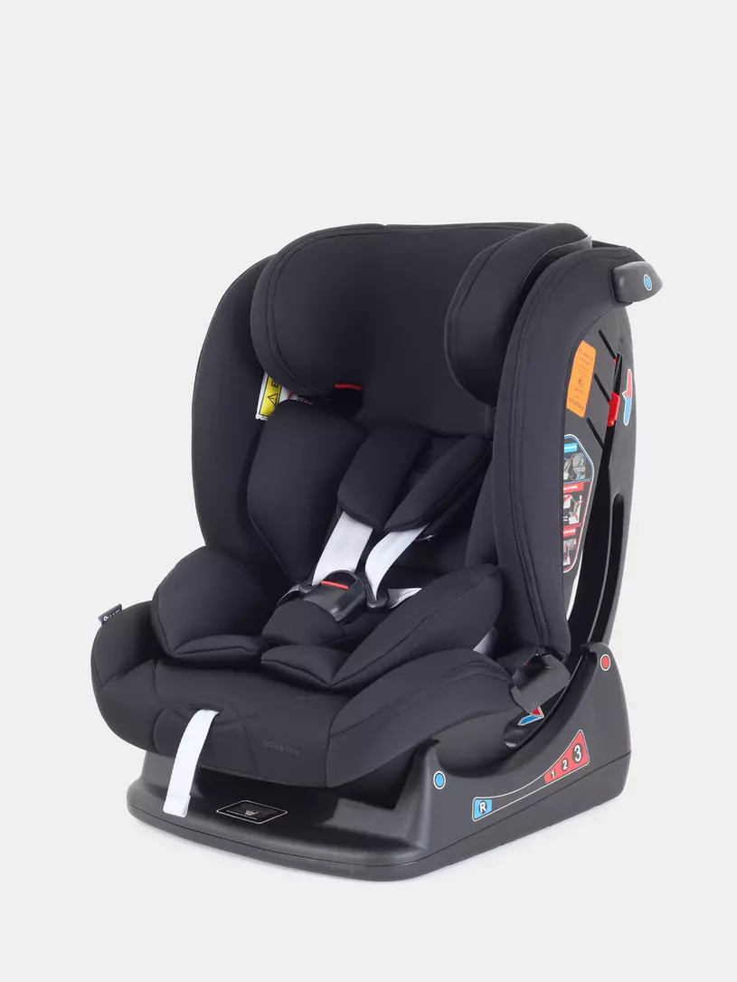Автокресло Rant Matrix Active Line 0/1/2/3 (0-36 кг) Grey Черный