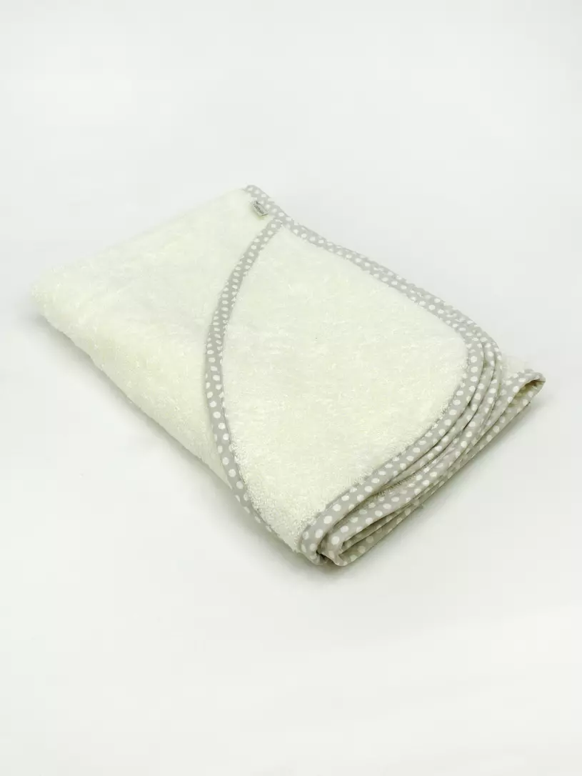 Полотенце-уголок Топотушки М9-1 сердце, розовый Бежевый