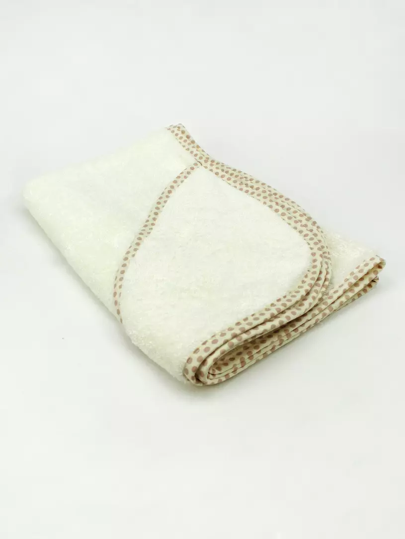 Полотенце-уголок Топотушки М9-1 сердце, розовый Коричневый