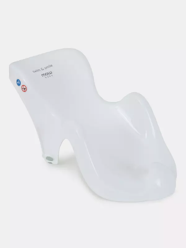 Горка для купания Mowbaby Slide белый/оливковый