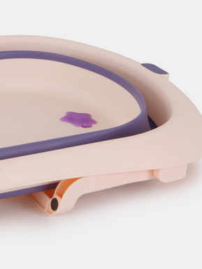 Ванна детская Rant Lobster со сливом складная Pink-lavander