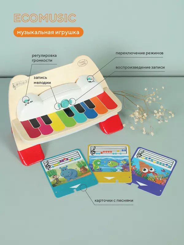 Музыкальная игрушка Rant Ecomusic natural