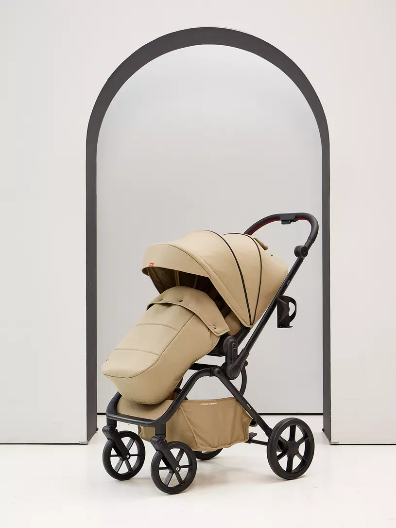 Коляска прогулочная Mowbaby Mio Blue Бежевый