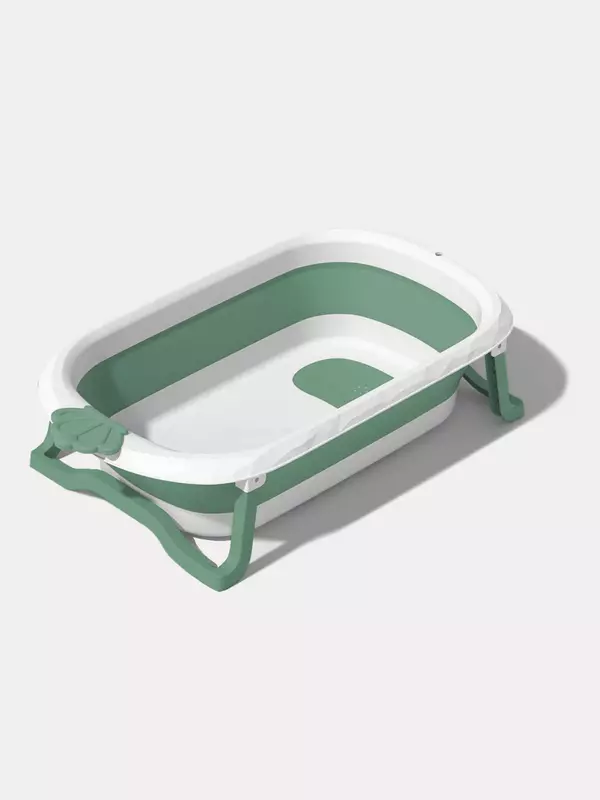 Ванна детская Mowbaby Oasis складная со сливом 83 см Green