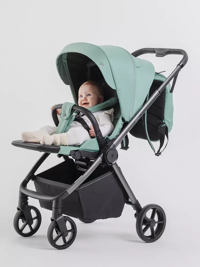 Коляска прогулочная Rant Golf Maroon brown Зеленый