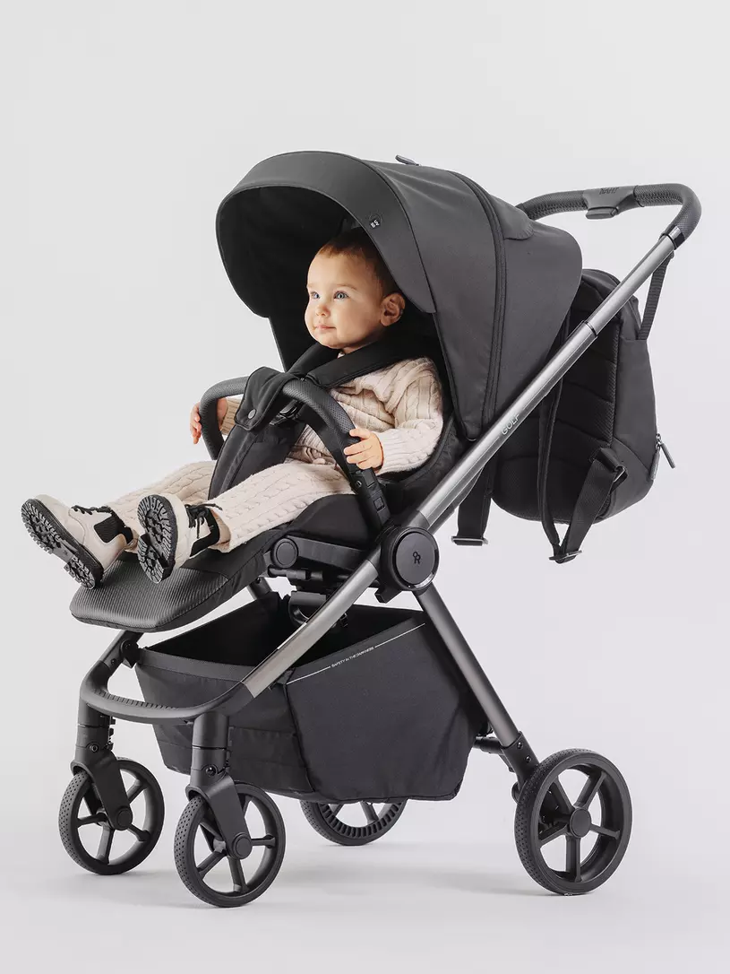 Коляска прогулочная Rant Golf Maroon brown Черный