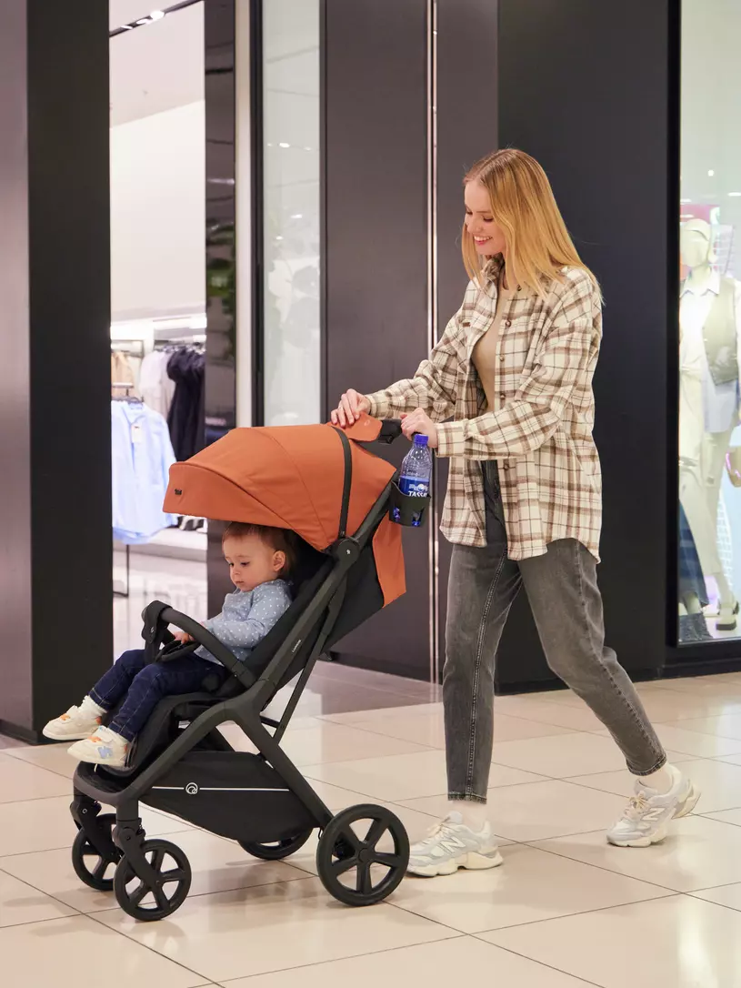 Коляска прогулочная Rant Lumos Latte beige Коричневый